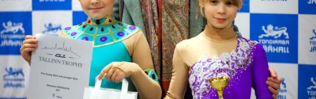 Нарвские фигуристы привезли с соревнования Tallinn Trophy одно серебро и две бронзы
