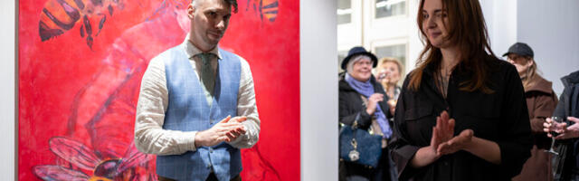 ФОТО: в галерее Vabaduse представлена выставка работ Манфреда Дубова и Марты Стратскас