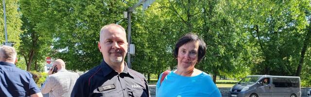 В Нарве побывал новый глава Спасательного департамента