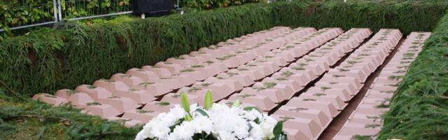 Останки из военного захоронения Раади перенесены на кладбище Рахумяэ (ГАЛЕРЕЯ)