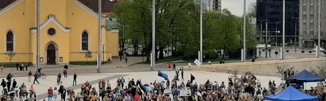 Большая акция протеста — недовольные ковид-политикой властей соберутся в центре Таллинна