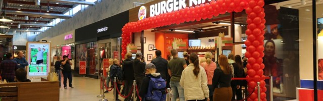 Галерея: тартусцы ворвались в свой первый Burger King, образовав очереди