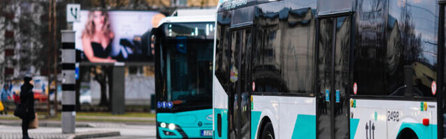 Пассажиропоток общественного транспорта Таллинна в 2025 году снизился