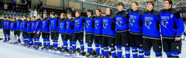 Jäähoki: Eesti U18 noortekoondis säilitab koha esimeses divisjonis