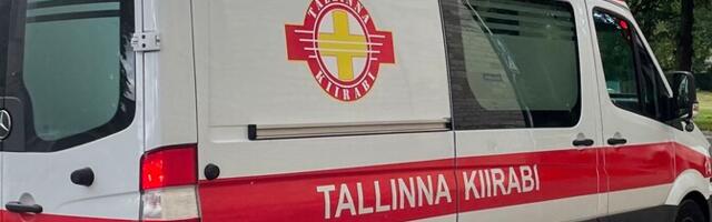 В цепной аварии в Таллинне пострадала женщина