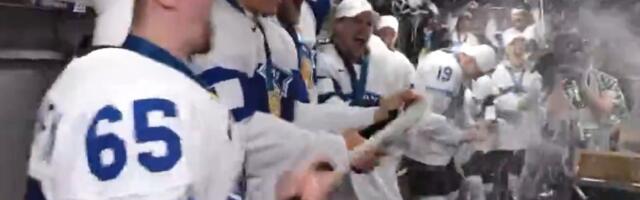 ВИДЕО | Смотрите, что творилось в раздевалке финнов после триумфа на чемпионате мира!