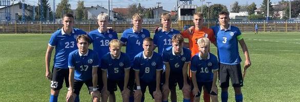 Юношеская сборная Эстонии U19 свела вничью игру с хорватами