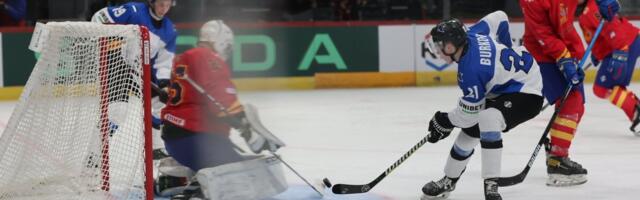 ВИДЕО | Две шайбы нарвского хоккеиста привели к разгромy чешской команды