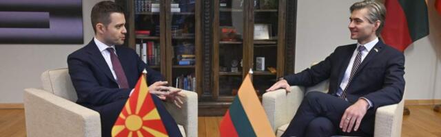 Глава МИД Литвы обсудил с коллегой из Северной Македонии безопасность, оборону НАТО и помощь Украине