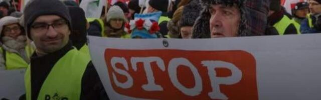 Варшаву сегодня охватил общенациональный протест польских фермеров