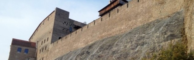 Восточную сторону Нарвского замка укрепят сеткой