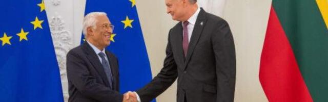 Президент Литвы с главой Совета ЕС обсудил укрепление обороны и помощь Украине