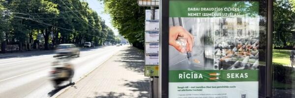 В Риге стартовала кампания о вреде сигаретных окурков