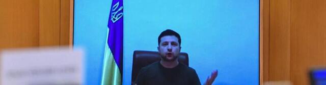 ”Докажите, что вы с нами. Тогда жизнь победит смерть, а свет — тьму”. Зеленский выступил в Европарламенте по видеосвязи из Киева