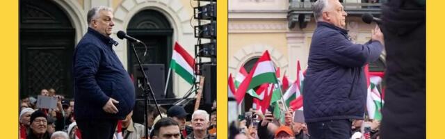 Правдива ли эта фотография Виктора Орбана с огромным животом?