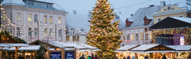 В пятницу открывается рождественский рынок в Таллинне