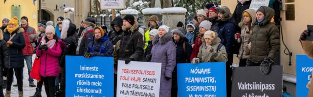 АКЦИЯ ПРОТЕСТА ⟩ В четверг у Дома Стенбока пройдет пикет против ковид-паспортов и принудительной вакцинации