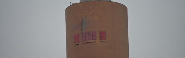 Военные: сбить попавший в трубу электростанции Аувере дрон было невозможно