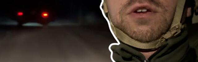 ВИДЕО | Корреспондент Delfi на передовой в Украине. Пробитое колесо спасло его от удара дрона