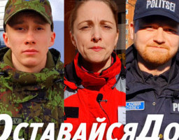 ВИДЕО: медики, полицейские, спасатели и военные призвали жителей Эстонии оставаться дома