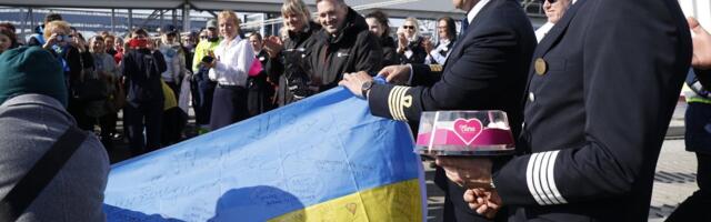 ФОТО | До слез! Украинцы поблагодарили Эстонию и паром Isabelle за гостеприимство