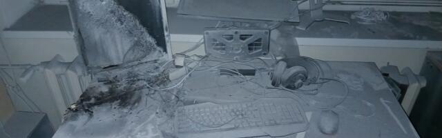 Спасатели ликвидировали пожар на улице Кастани