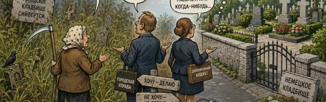 Два кладбища — два подхода