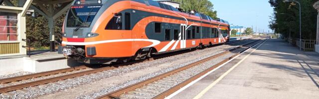 Пассажиропоток на железной дороге в направлении Тарту сократился на 16%