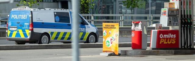 В Ласнамяэ неизвестный вооруженный мужчина ограбил автозаправку