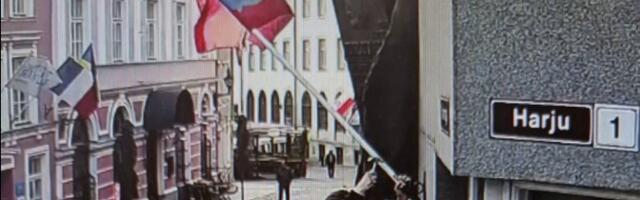 Вывесивший флаг ЭССР на стене Дома писателей депутат парламента одержал в суде победу над PPA