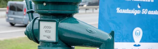 На зиму в Таллинне закрываются 60 общественных питьевых кранов