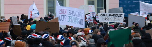 Учителя и спасатели вновь проведут перед Рийгикогу акцию протеста