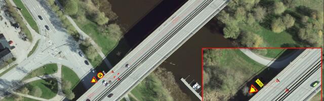 На мосту Дружбы ограничена скорость движения