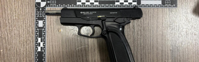 В Нарве на Уускюла задержан нетрезвый мужчина, стрелявший из стартового пистолета