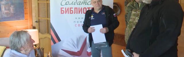 Новости от Дмитрия Линтера: В Псковском аэромобильном госпитале открылась солдатская библиотека