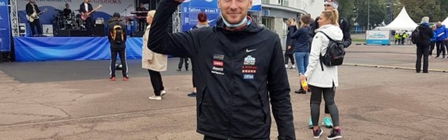 Кохтлаярвесец Дмитрий Аристов занял второе место на Таллиннском марафоне