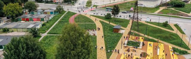 Где кататься, гулять и играть в петанк: в Таллине появился новый зелёный коридор