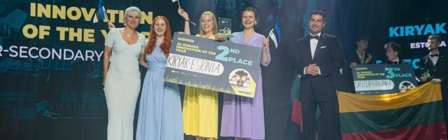 „Серебро“ на крупнейшем европейском фестивале: эстонские школьницы удивили жюри уникальным изобретением