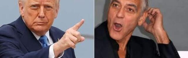 “Посредственный актёр”: Трамп высмеял Джорджа Клуни после его переезда во Францию
