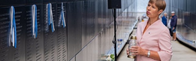 ФОТО | Президент Кальюлайд: мы должны быть опорой сегодняшним борцам за свободу