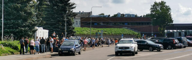Власти Нарвы о положении на пограничном КПП: „Ситуация не нормальная, но это вопрос к государству“