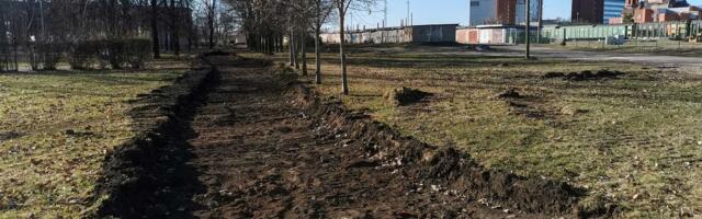 Нарвские велодорожки: строящийся участок свяжет разные районы города вдоль железной дороги