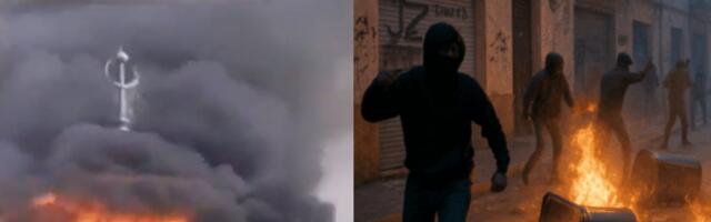 Правда ли в Барселоне сожгли мечеть после того, как мигранты избили местного жителя?