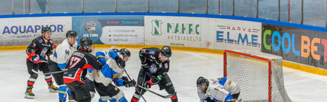 ФОТО: "Виру Спутник" выиграл в Нарве и второй матч финальной серии ЧЭ по хоккею