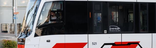 В Таллинне нарушено движение трамваев на линиях 1, 2 и 5