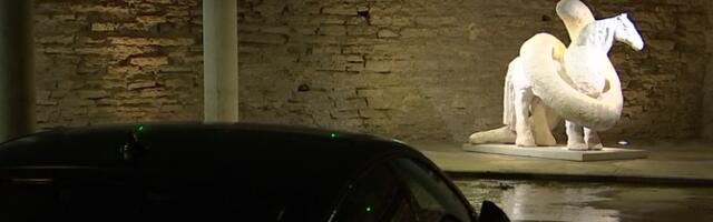 В Таллинне открылась выставка на подземной парковке