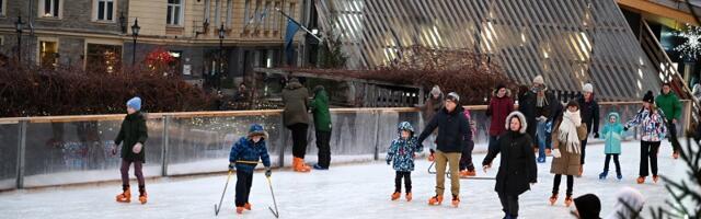Все городские катки Таллинна ждут посетителей