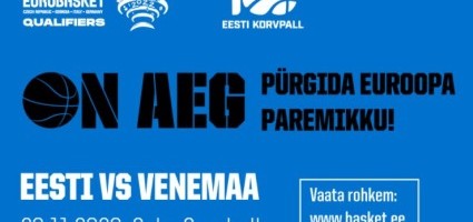Таллинн примет квалификационный турнир чемпионата Европы по баскетболу 2022