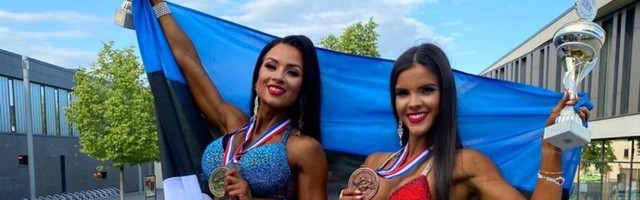 ФОТО: Эстонские фитнес-красавицы сверкнули формами в Люксембурге