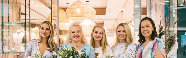 ФОТО: Эева Талси представила в Viru Keskus свою первую коллекцию серебряных украшений